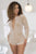 Mapale 7460 Long Sleeve Sleep Romper Color Mocha