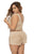 Mapale 7461X Two Piece Pajama Set Top and Shorts Color Mocha