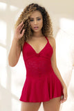 Mapale 7475 Sleep Chemise Color Red