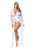 Mapale 7483X Long Robe Color White
