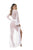 Mapale 7483 Long Robe Color White