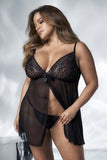 Mapale 7501X Babydoll Color Black