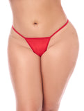 Mapale 7507X Babydoll with matching G-String Color Red
