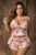 Mapale 7520X Two Piece Pajama Set Top and Shorts Color Wlid Pink