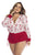 Mapale 7530X Long Sleeve Sleep Romper Color Holiday Print