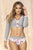 Mapale 7532 Two Piece Pajama Set Top and Shorts Color Holiday Print