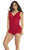 Mapale 7534 Sleep Romper Color Red