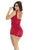 Mapale 7534 Sleep Romper Color Red