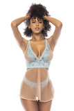 Mapale 7541 Abilene 2 in 1 Babydoll Color Light Blue-Nude