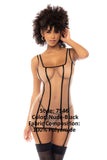 Mapale 7546 Marianna Babydoll Color Nude-Black