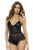 Mapale 7547 Pearl Babydoll Color Wet Look Black