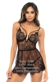 Mapale 7550 Selma Babydoll Color Black