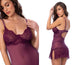 Mapale 7554 Babydoll Color Wine