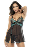 Mapale 7558 Babydoll Color Black-Emerald