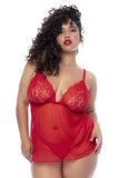 Mapale 7562X Babydoll Color Red