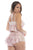 Mapale 7575X Two Piece Pajama Set Color Rose Print