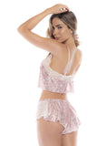 Mapale 7575 Two Piece Pajama Set Color Rose Print