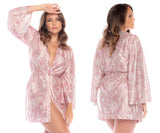 Mapale 7577X Robe Color Rose Print