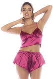 Mapale 7581 Two Piece Pajama Set Color Sparkling Fuchsia