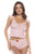 Mapale 7592 Two Piece Pajama Set Color Vichy Pink Plaid