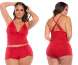 Mapale 7593X Two Piece Pajama Set Color Red