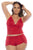 Mapale 7593X Two Piece Pajama Set Color Red