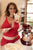 Mapale 7593X Two Piece Pajama Set Color Red