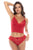 Mapale 7602 Two Piece Pajama Set Color Red