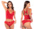 Mapale 7602 Two Piece Pajama Set Color Red