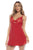 Mapale 7603 Sleep Chemise Color Red