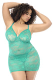 Mapale 7613X Babydoll with matching Panty Color Wild Teal