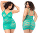 Mapale 7613X Babydoll with matching Panty Color Wild Teal