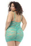 Mapale 7613X Babydoll with matching Panty Color Wild Teal
