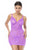 Mapale 7613 Babydoll with matching Panty Color Wild Orchid