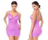 Mapale 7613 Babydoll with matching Panty Color Wild Orchid