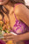 Mapale 7614 Babydoll with matching Panty Color Azalea