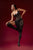 Mapale 7616 Long Gown with matching Panty Garter Belt Color Black