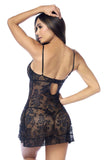 Mapale 7617 Babydoll with matching Panty Color Black