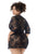 Mapale 7618X Robe with matching Panty Color Black