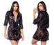 Mapale 7618 Robe with matching Panty Color Black