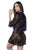 Mapale 7618 Robe with matching Panty Color Black
