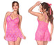 Mapale 7623 Babydoll with matching Panty Color Pink