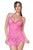Mapale 7623 Babydoll with matching Panty Color Pink
