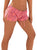 Mapale 7925 Texture Beach Shorts Cover Up Color Pink Print