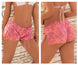 Mapale 7925 Texture Beach Shorts Cover Up Color Pink Print