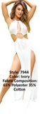 Mapale 7944 Beach Dress Cover Up Color Ivory