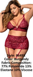 Mapale 8649X Three Piece Set Color Burgundy