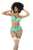 Mapale 8733 Three Piece Set Color Aqua