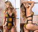 Mapale 8769 Bodysuit Color Yellow Plaid