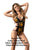 Mapale 8769 Bodysuit Color Yellow Plaid